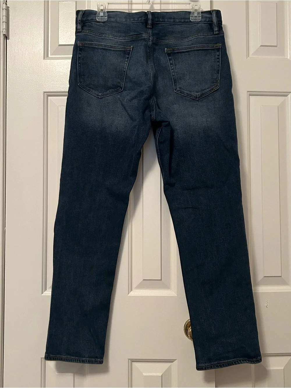 Banana Republic Legacy Men's 33x30 Straight Fit Blue Denim Jeans Medium Wash